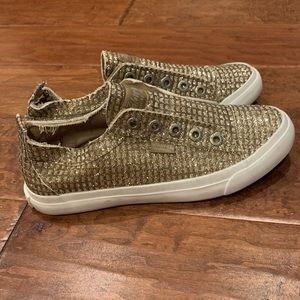 Blowfish glitter bronze sneakers